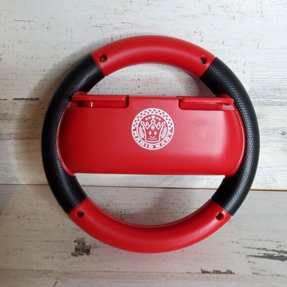 Mario Kart 8 Deluxe Red Mario Steering Wheel Attachment Nintendo Switch Joy-Con - Picture 6 of 6